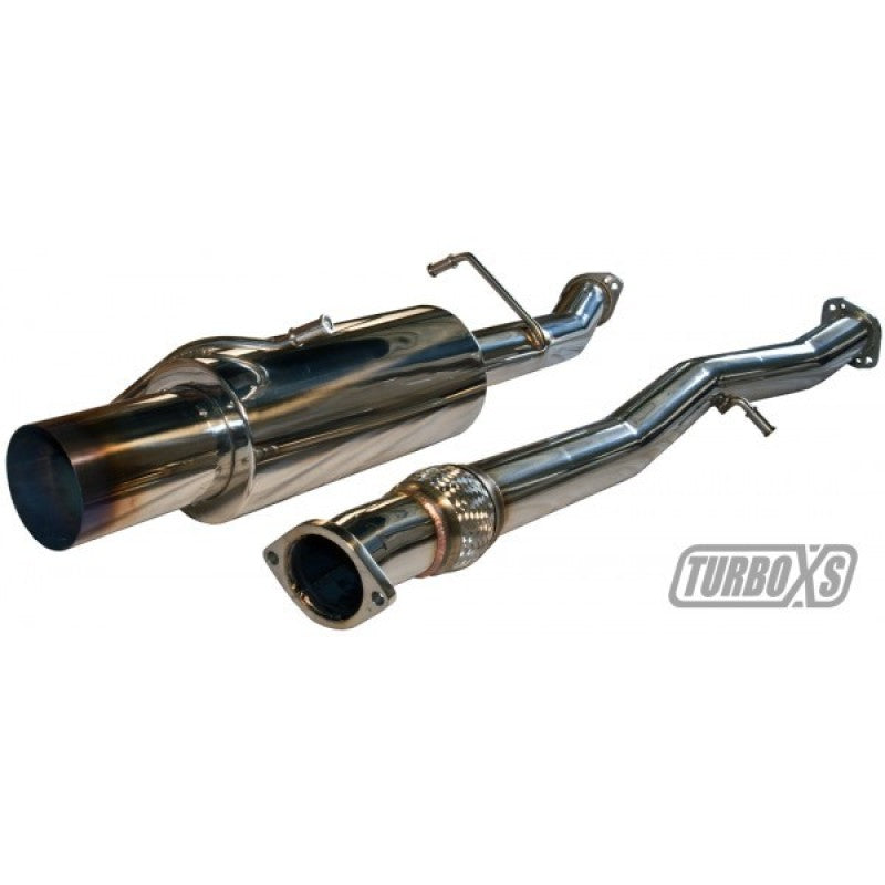 Turbo XS 2002-2007 WRX-STi Catback Exhaust Blued Tips