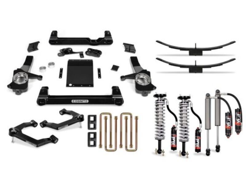 Cognito Motorsports 210-P1224 6-Inch Elite Lift Kit with Fox 2.5 Performance Elite Shocks for 2019-2025 Chevrolet Silverado / GMC Sierra 1500