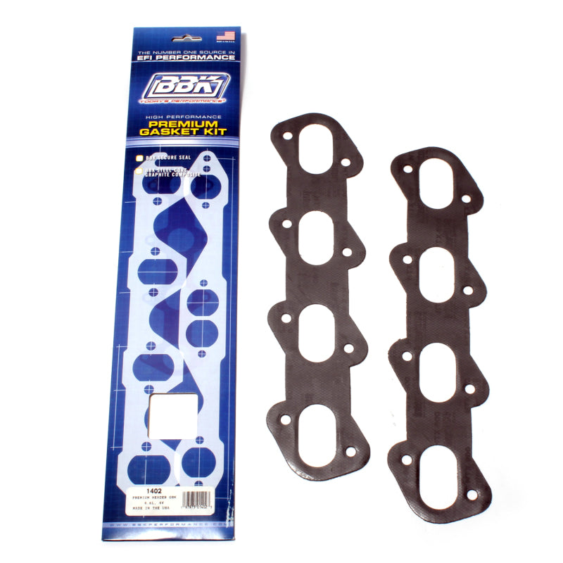 BBK Performance 1402 Exhaust Header Gasket Set 4V (Pair) for 1996-2004 Ford Mustang Cobra and F-150 Lightning (4.6L / 5.4L 4V)