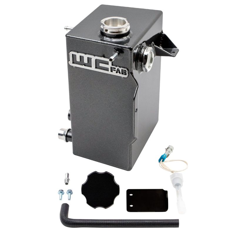 Wehrli Custom Fabrication WCF100268-GB Coolant Tank Kit Gloss Black for 2020-2026 Chevrolet Silverado / GMC Sierra 2500 HD / 3500 HD 6.6L L5P Duramax