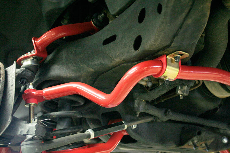 UMI Performance 3035-B 1.25in Solid Chrome Moly Front Sway Bar Black