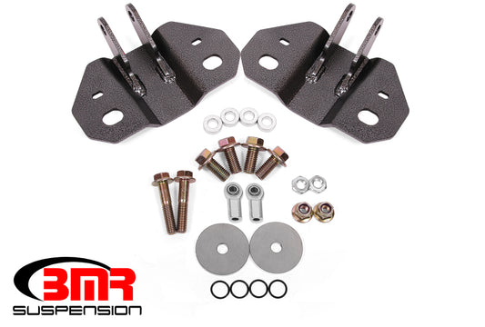 BMR Suspension 2015-2023 Ford Mustang Rear Upper Shock Mount- Hammertone Black
