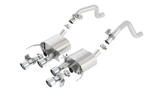 Borla 11874 Axle-Back Exhaust System S-Type for 2014-2019 Chevrolet Corvette Stingray (6.2L V8)