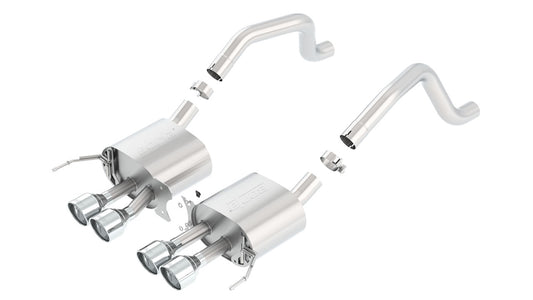 Borla 11910 Axle-Back Exhaust System S-Type for 2015-2019 Chevrolet Corvette Z06