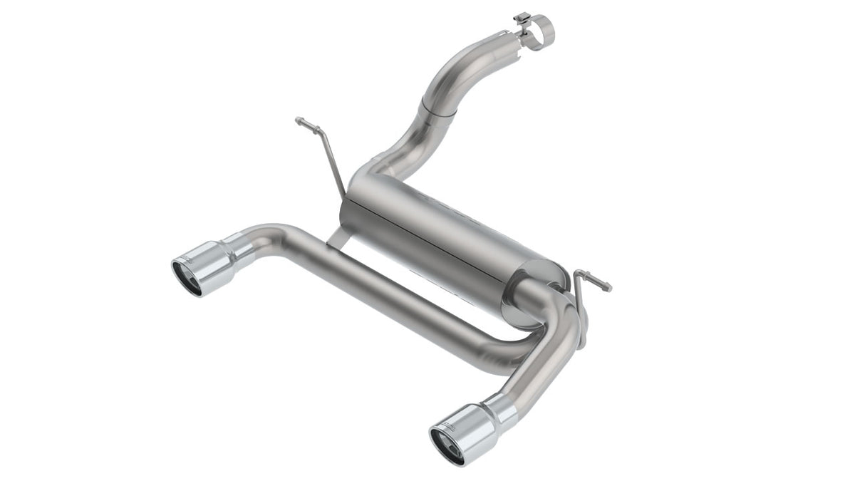 Borla 11962 Axle-Back Exhaust System Touring for 2018-2026 Jeep Wrangler (2.0L I4)