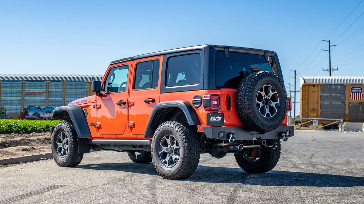 Borla 11962 Axle-Back Exhaust System Touring for 2018-2026 Jeep Wrangler (2.0L I4)