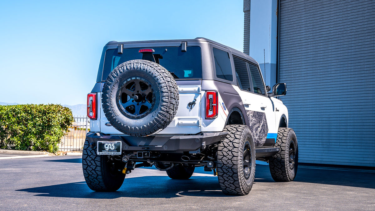 Borla 11975CB Axle-Back Exhaust System ATAK with Black Coated Tips for 2021-2026 Ford Bronco (2.3L)