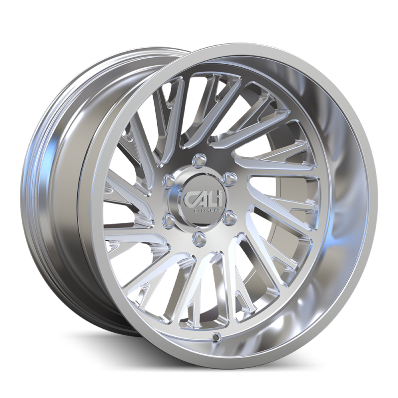 Cali Off-Road Purge 9114 24x14 6x139.7 -76mm Polished Wheel 9114-24483P