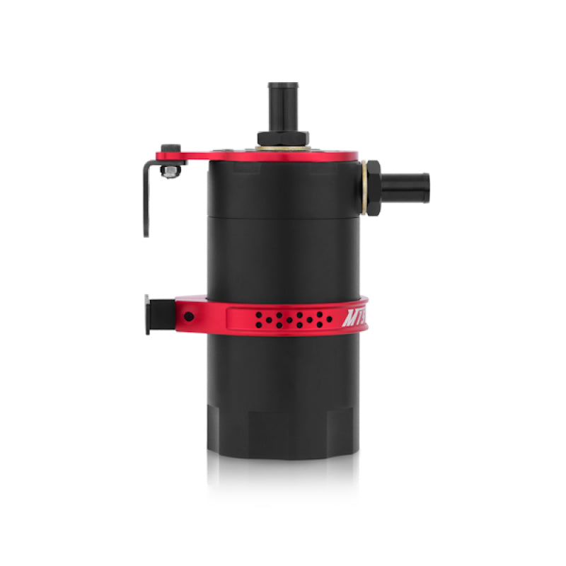 Mishimoto Universal Baffled Oil Catch Can - Red - #MMBCC-UNI-RD