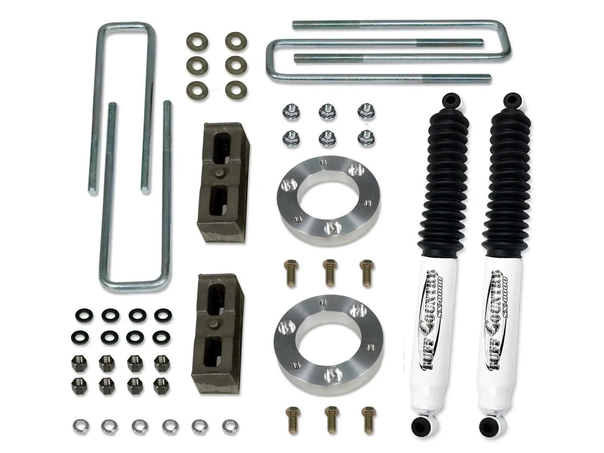 Tuff Country 12030KN 2in Lift Kit (Rear Lift Blocks) SX8000 for 2007-2022 Silverado 1500 4WD