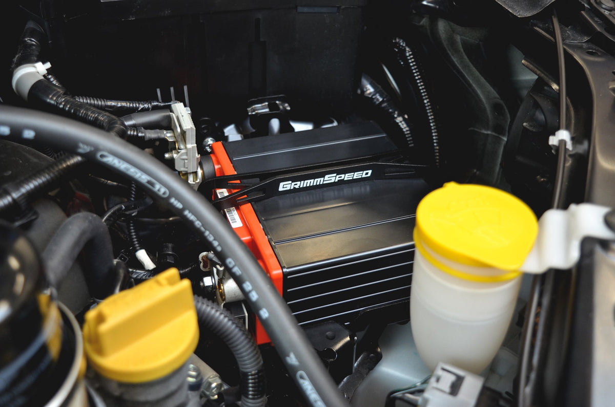 GrimmSpeed GRM121026 for 08-18 Subaru WRX/STI Lightweight Battery Tie Down - Black