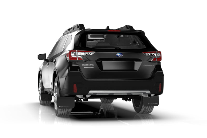 Rally Armor UR Mud Flaps - 2020-2025 Subaru Outback - Black/Red Logo - #MF66-UR-BLK/RD