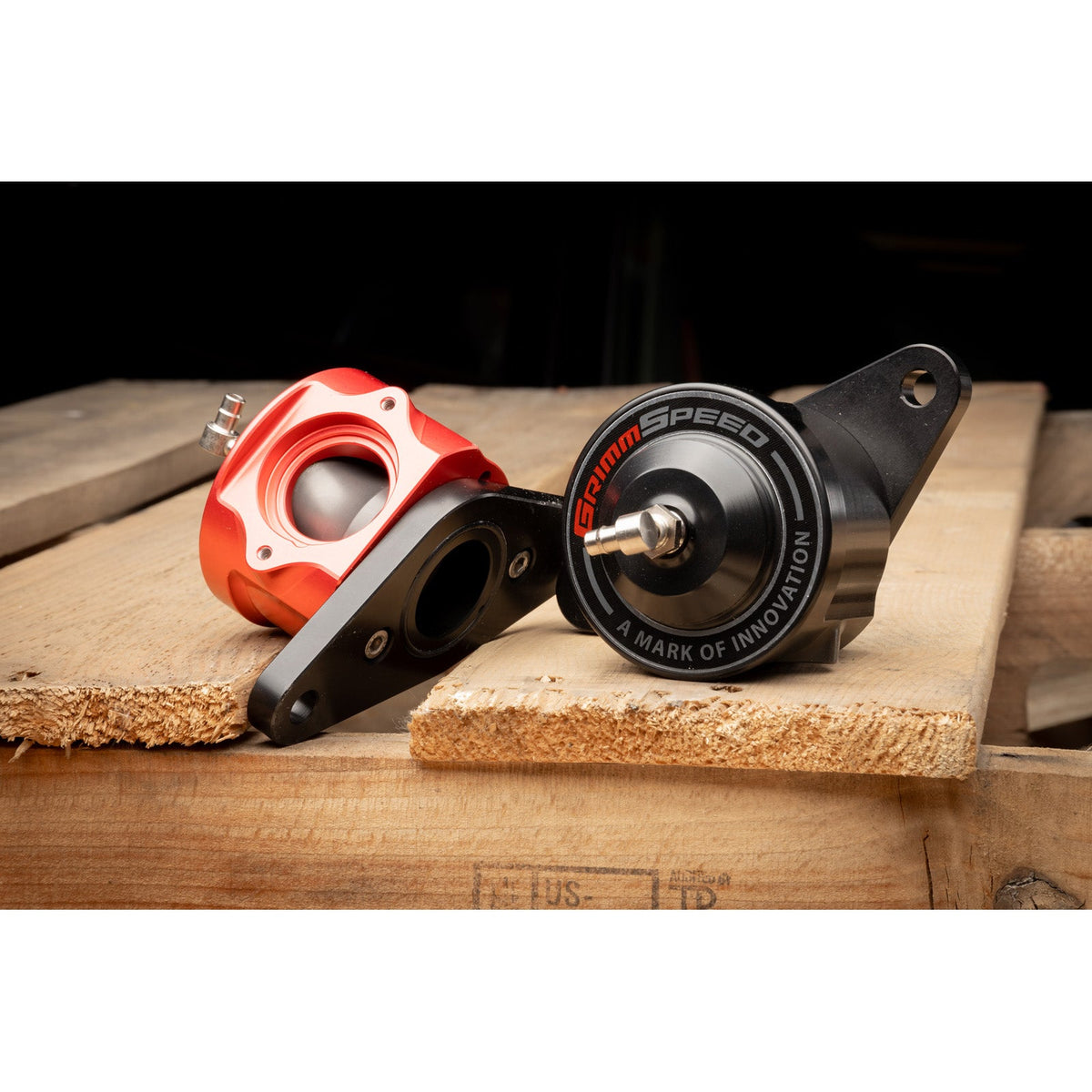 GrimmSpeed GRM126032RED for 04-21 Subaru STI V2 Bypass Valve - Red