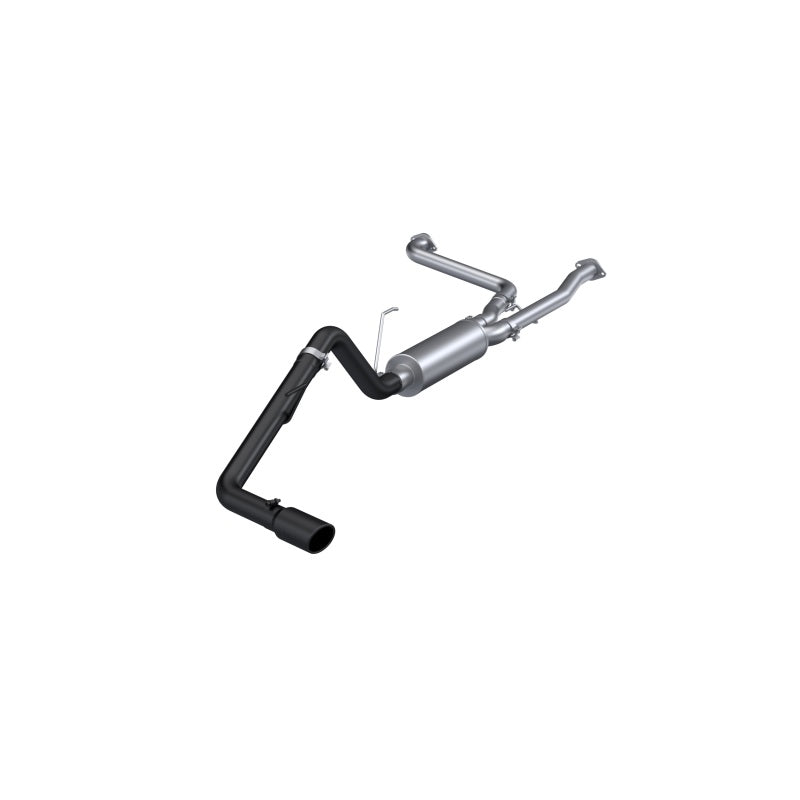 MBRP Frontier 3.8L 3in Tip 3in Cat Back Street Profile - Black Coated