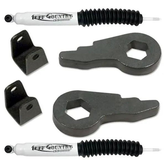 Tuff Country 12904KN 2in Leveling Kit SX8000 for 2001-2010 Silverado 2500HD (Grn/Org/Wht TB)