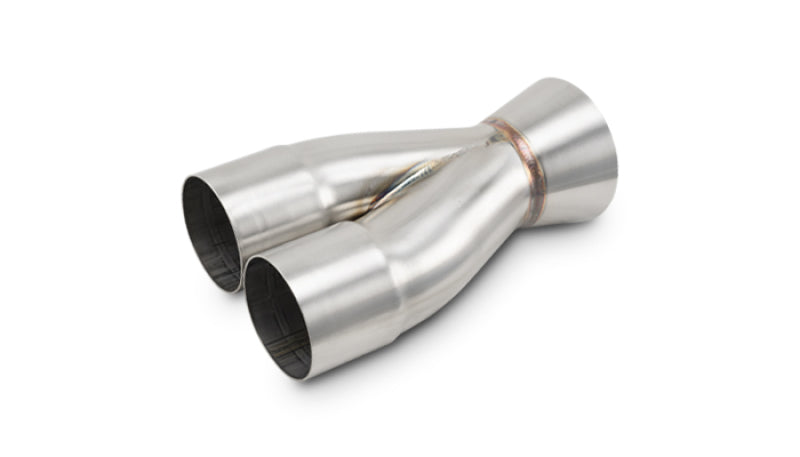 Vibrant 2-1 SS Merge Collectors (2-1/2in Inlet Slipover ID 3-1/2in Outlet OD)