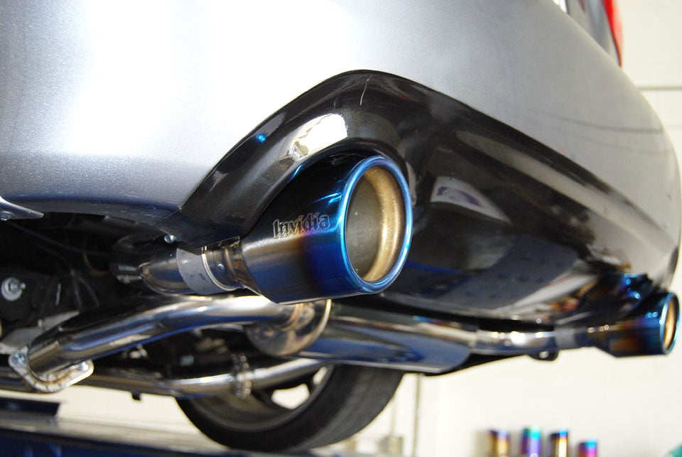 Invidia HS17IQ66GM1RT 17-Up Infiniti Q60 3.0TT Gemini Rolled Titanium tip Cat-Back Exhaust