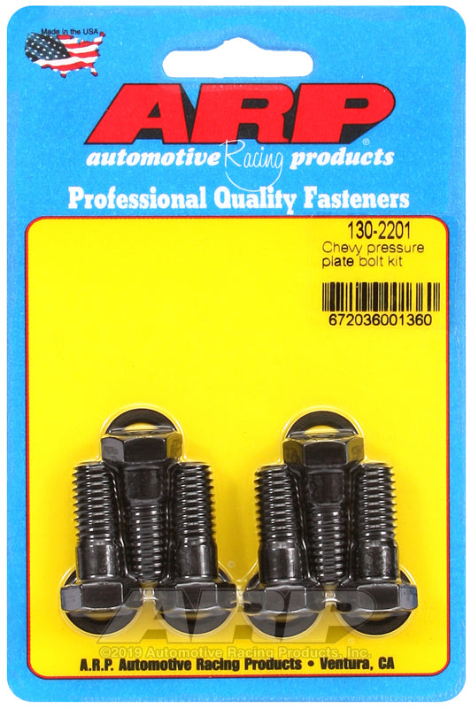 ARP 130-2201 for Chevy SB/BB 265-502 Pressure Plate (Clutch Cover) Bolt Kit
