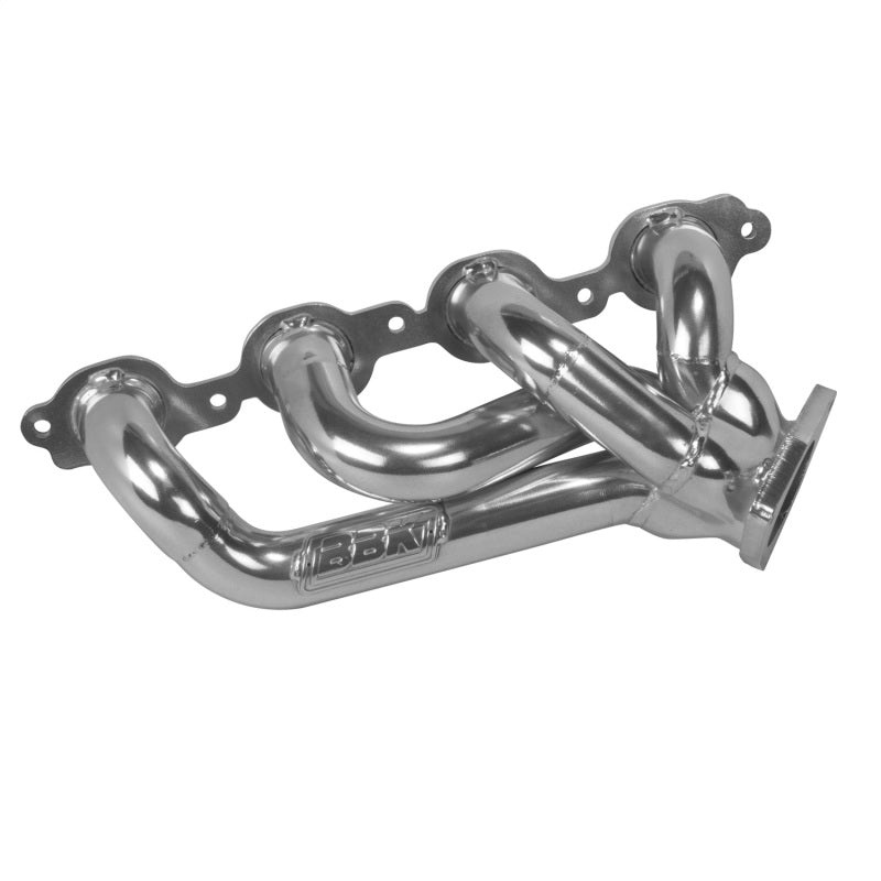 BBK Performance 40470 Shorty Headers 1-3/4 Silver Ceramic for 2014-2018 Chevrolet Silverado 1500 / GMC Sierra 1500 (5.3L / 6.2L)