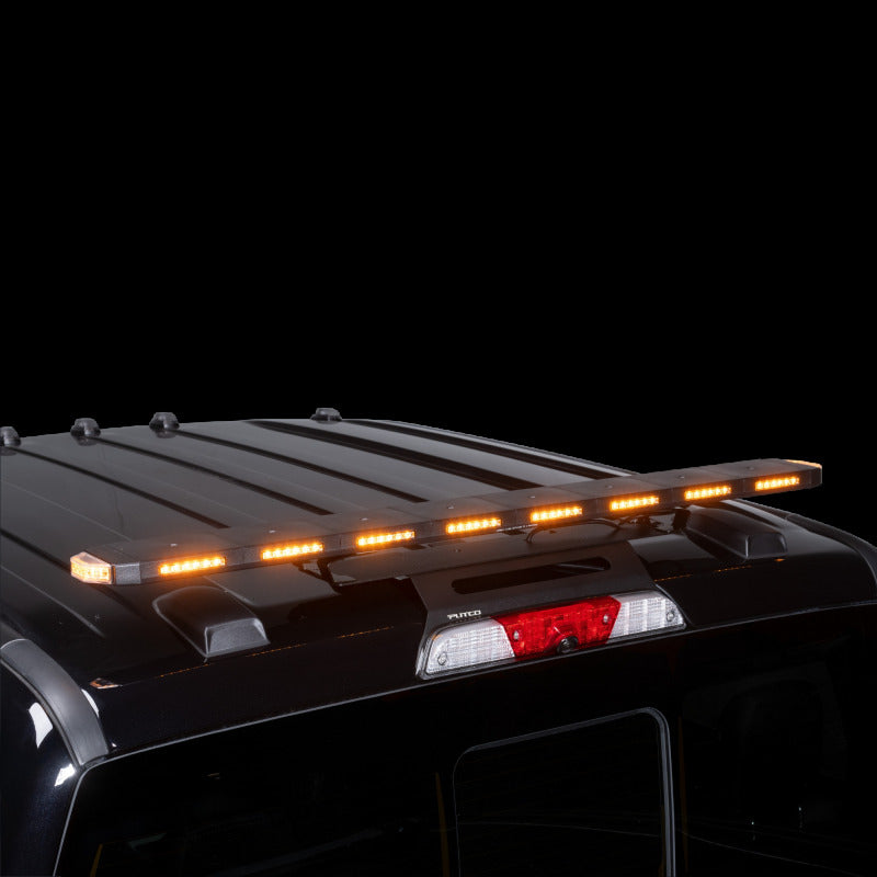 Putco for Universal 48in Tri Color Hornet Light (Amber/Blue/White) - LED Stealth Rooftop Strobe Bar