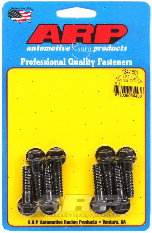 ARP 134-1501 for LS1 LS2 Hex Timing Cover Bolt Kit