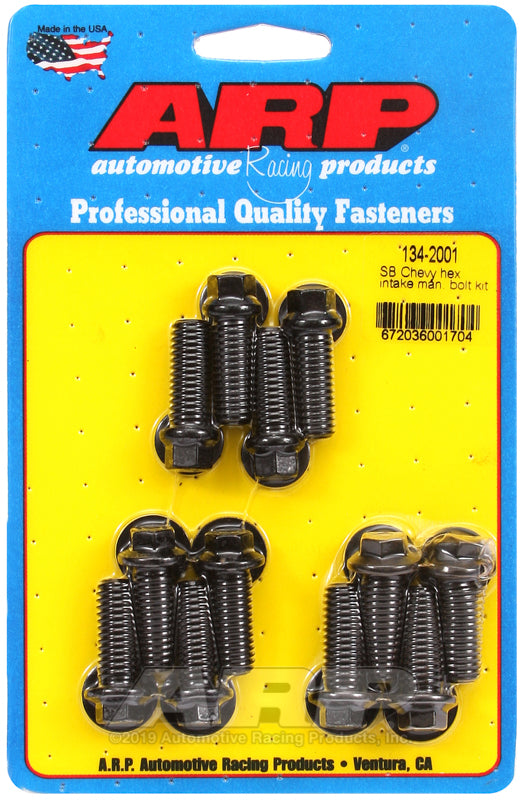 ARP 134-2001 for SBC Hex Intake Manifold Bolt Kit