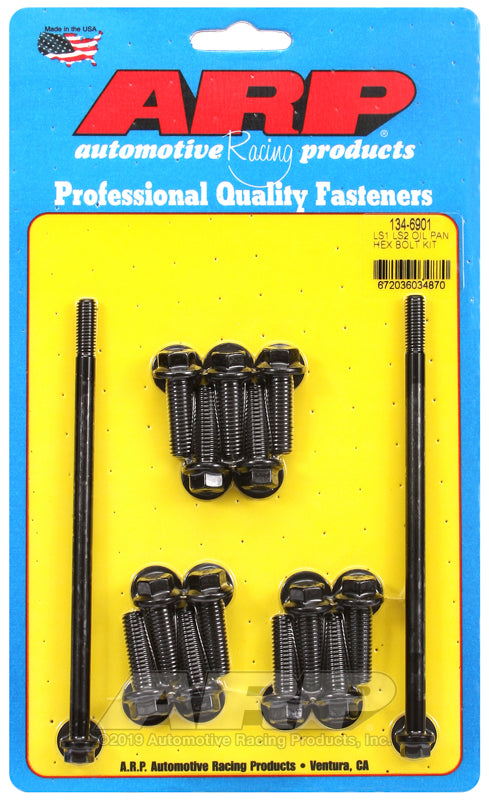 ARP 134-6901 for LS1/LS2 Hex Oil Pan Bolt Kit