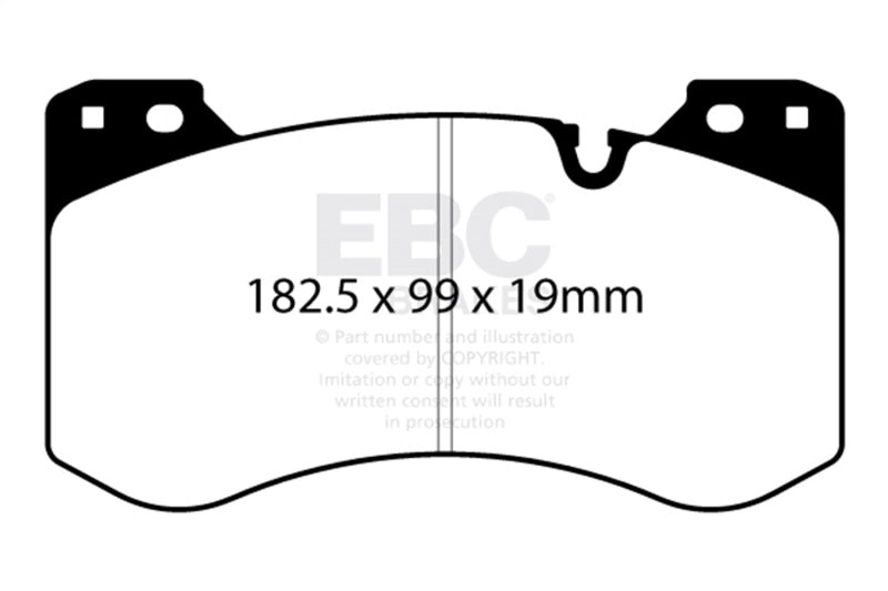EBC Racing 2021+ BMW M3/M4 (G80/G82) / 2023+ BMW M2 (G87) RP-X Race Front Brake Pads DP82454RPX