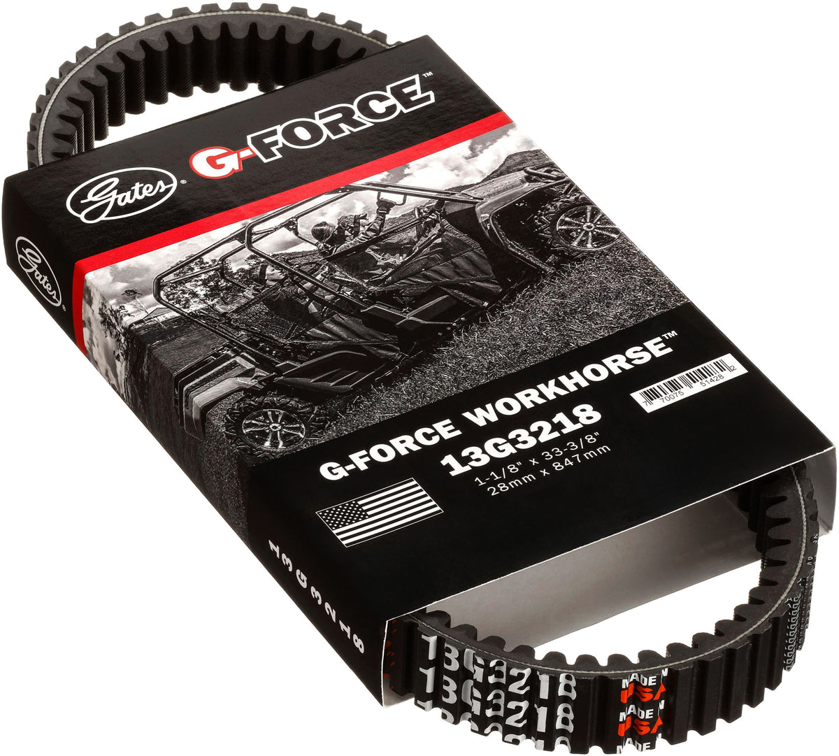 Gates 13G3218 G-Force CVT Belt for 2002 Arctic Cat 375 Automatic 376cc