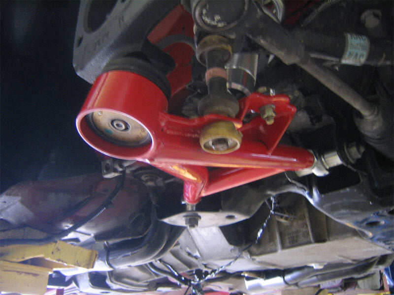 UMI Performance 2300-R Front Adjustable Lower A-Arms Drag CrMo Red