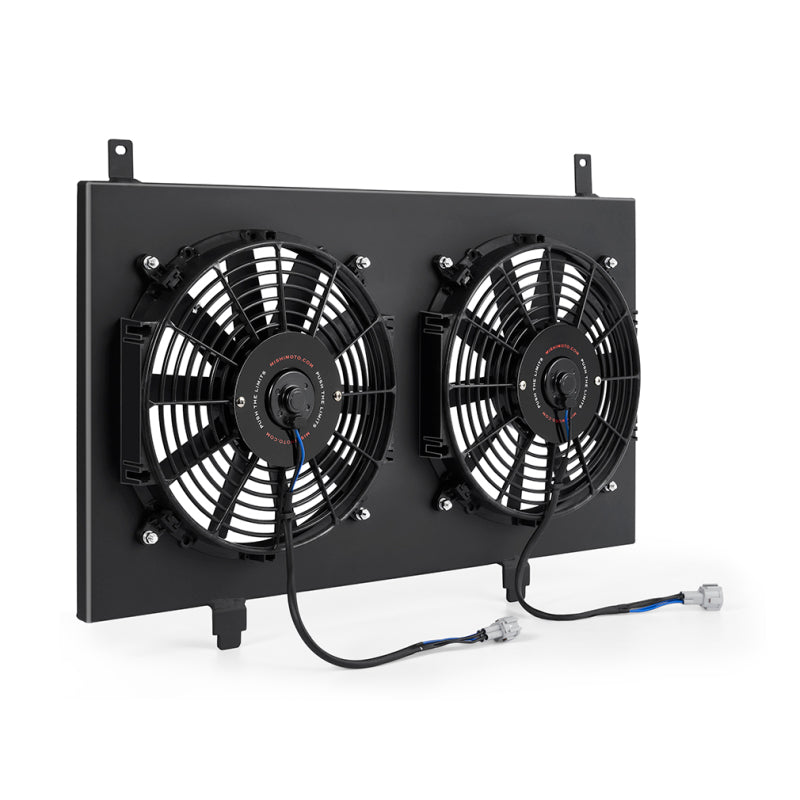 Mishimoto 03-06 Nissan 350Z Aluminum Fan Shroud Black - #MMFS-350Z-03BK