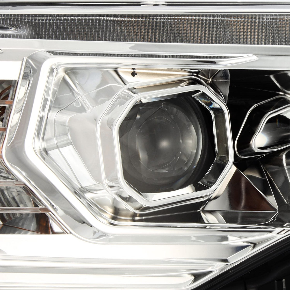 AlphaRex 880815 14-22 Toyota 4Runner PRO-Series Projector Headlights Black with Sequential Signal + DRL