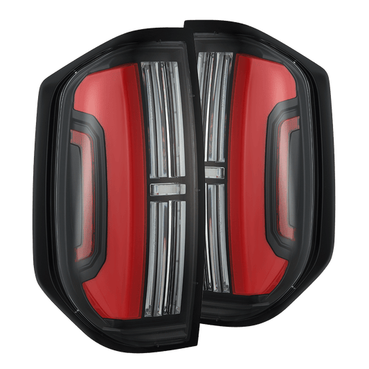 AlphaRex 672052 14-21 Toyota Tundra Nova-Series LED Tail Lights - Black Red