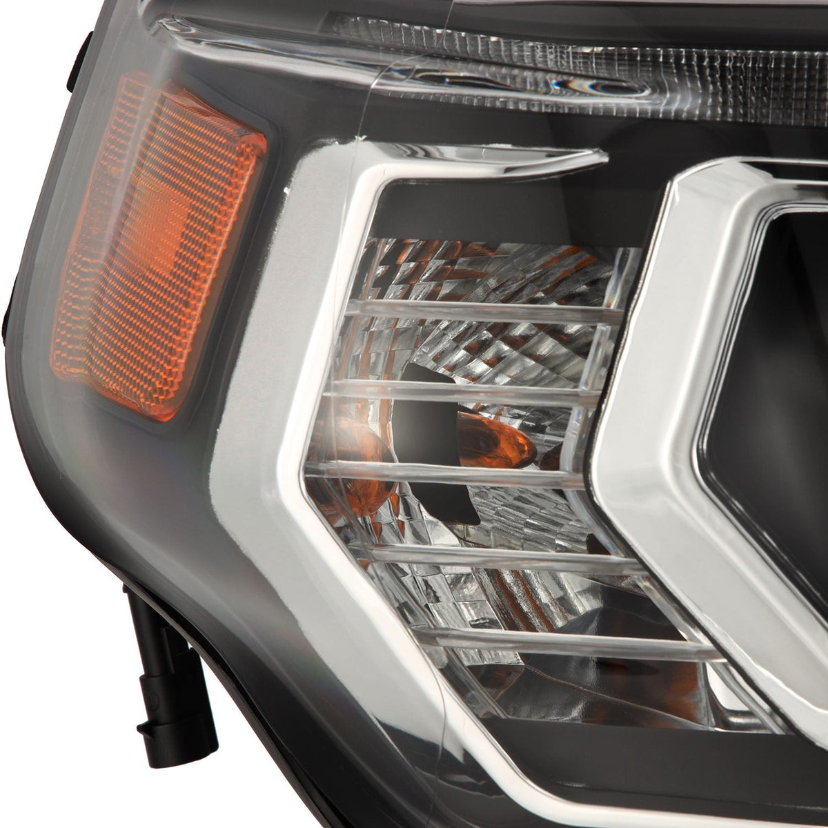 AlphaRex 880811 14-22 Toyota 4Runner LUXX-Series LED Projector Headlights Black with Activation Light & Sequential Signal + DRL