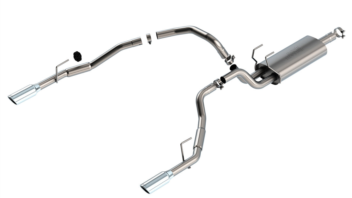 Borla 140308 Cat-Back Exhaust System S-Type for 2009-2024 Ram 1500 (5.7L)