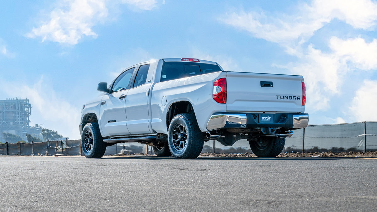 Borla 140332BC Cat-Back Exhaust System Touring with Black Chrome Tips for 2009-2021 Toyota Tundra (4.6L/5.7L)