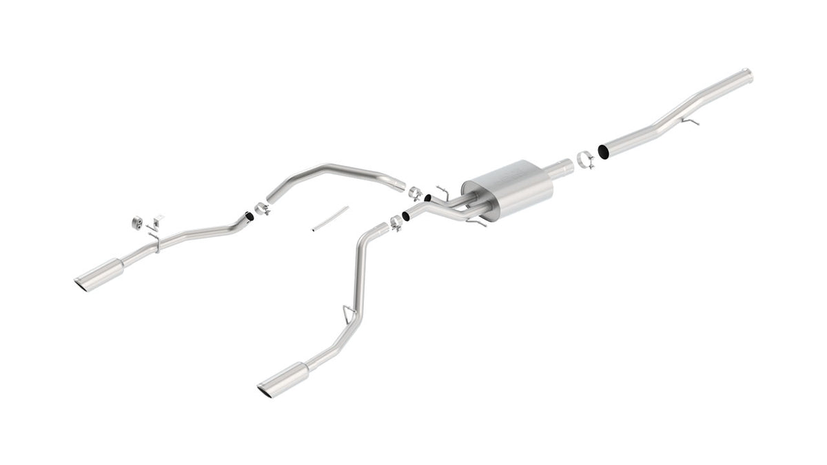 Borla 140570 Cat-Back Exhaust System Touring for 2014-2018 Chevrolet Silverado 1500 / GMC Sierra 1500