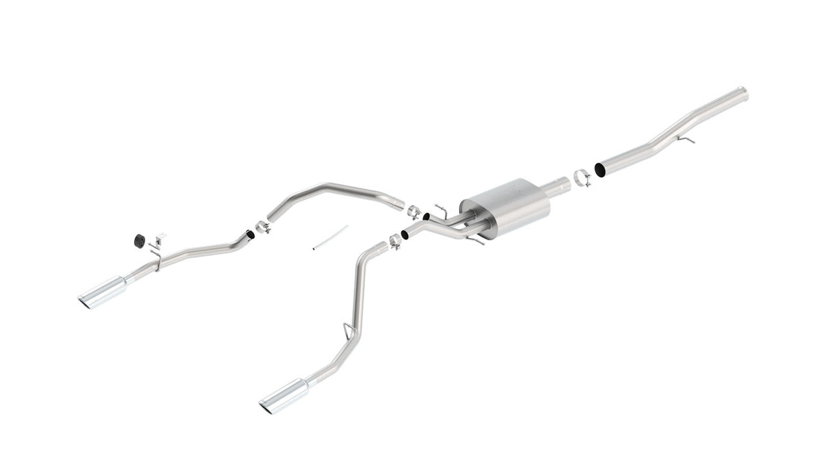 Borla 140572 Cat-Back Exhaust System ATAK for 2014-2018 Chevrolet Silverado 1500 / GMC Sierra 1500