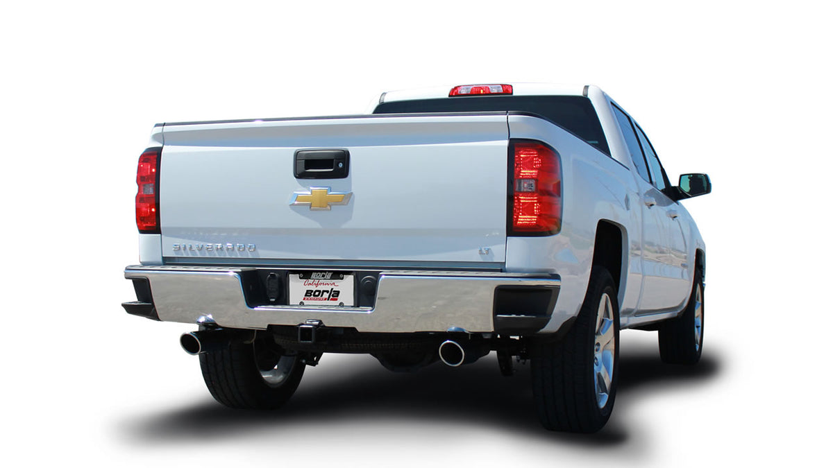 Borla 140572 Cat-Back Exhaust System ATAK for 2014-2018 Chevrolet Silverado 1500 / GMC Sierra 1500