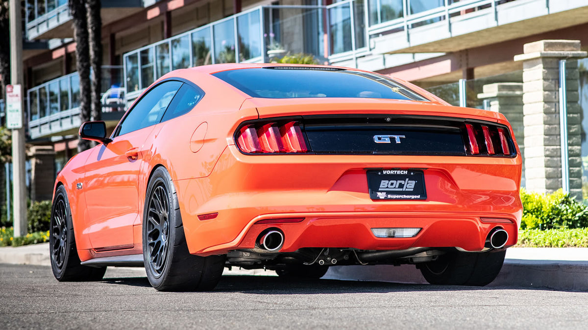 Borla 140630 Cat-Back Exhaust System ATAK for 2015-2017 Ford Mustang GT (5.0L V8)