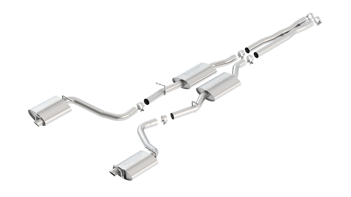 Borla 140636 Cat-Back Exhaust System S-Type for 2015-2023 Chrysler 300C / 2015-2018 Dodge Charger R/T (5.7L)