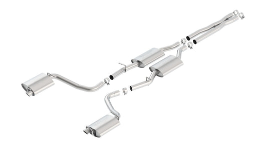 Borla 140636 Cat-Back Exhaust System S-Type for 2015-2023 Chrysler 300C / 2015-2018 Dodge Charger R/T (5.7L)