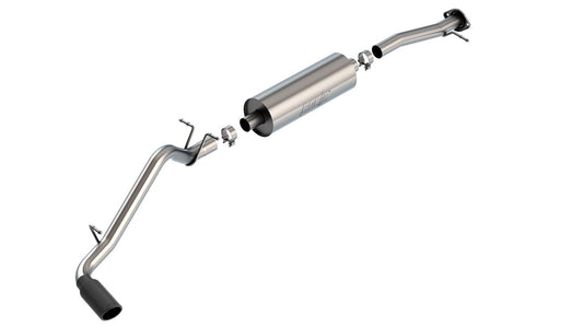 Borla 140645BC Cat-Back Exhaust System S-Type with Black Chrome Tips for 2015-2022 Chevrolet Colorado / GMC Canyon
