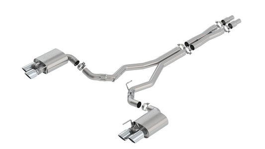 Borla 140743 Cat-Back Exhaust System ATAK for 2018-2023 Ford Mustang GT (5.0L)
