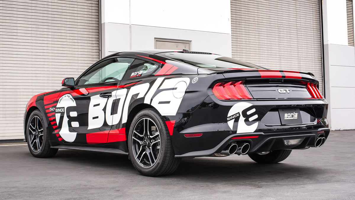 Borla 140743 Cat-Back Exhaust System ATAK for 2018-2023 Ford Mustang GT (5.0L)