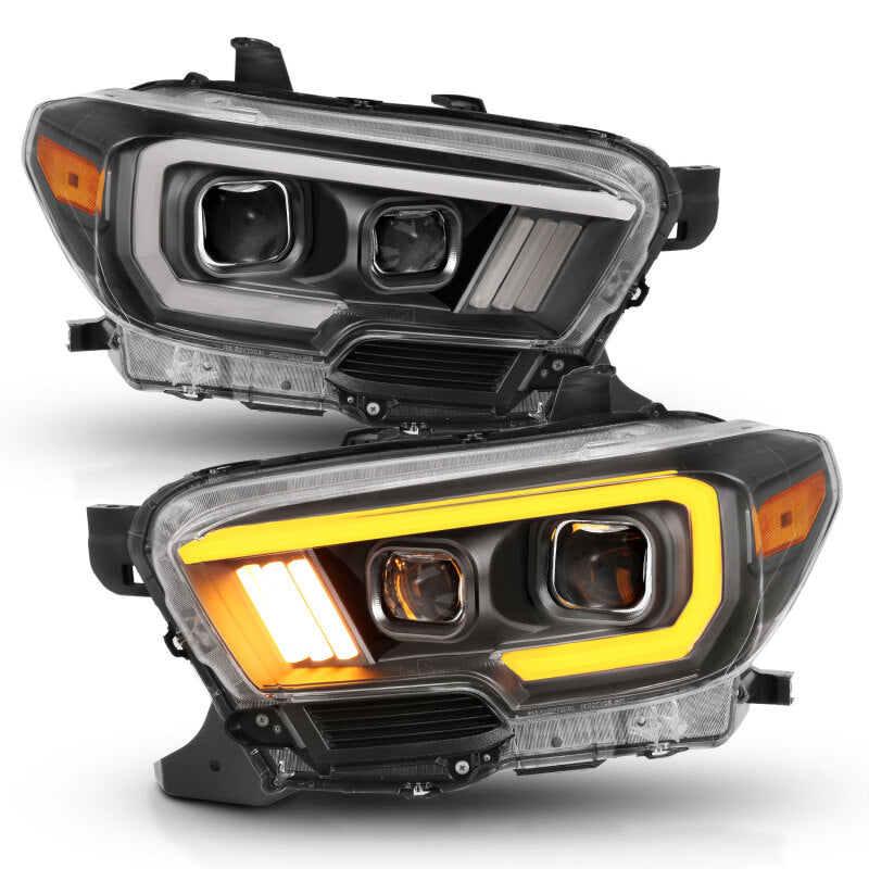 ANZO 2016-2023 Toyota Tacoma LED Projector Headlights
