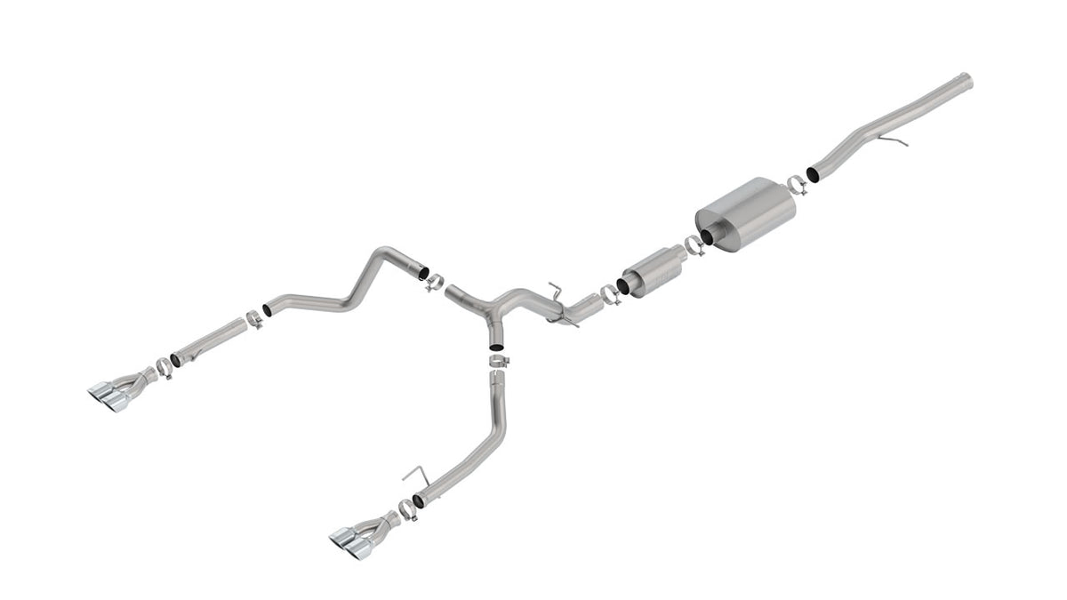 Borla 140783 Cat-Back Exhaust System S-Type for 2019-2023 Chevrolet Silverado 1500 / GMC Sierra 1500 (6.2L)