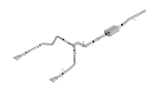 Borla 140784 Cat-Back Exhaust System ATAK for 2019-2023 Chevrolet Silverado 1500 / GMC Sierra 1500 (6.2L)
