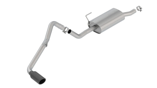 Borla 140802BC Cat-Back Exhaust System S-Type with Black Chrome Tips for 2005-2019 Nissan Frontier (4.0L V6)