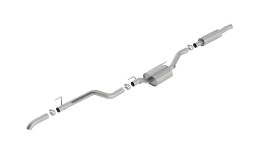 Borla 140809 Cat-Back Exhaust System S-Type for 2020-2026 Jeep Gladiator (3.6L V6)